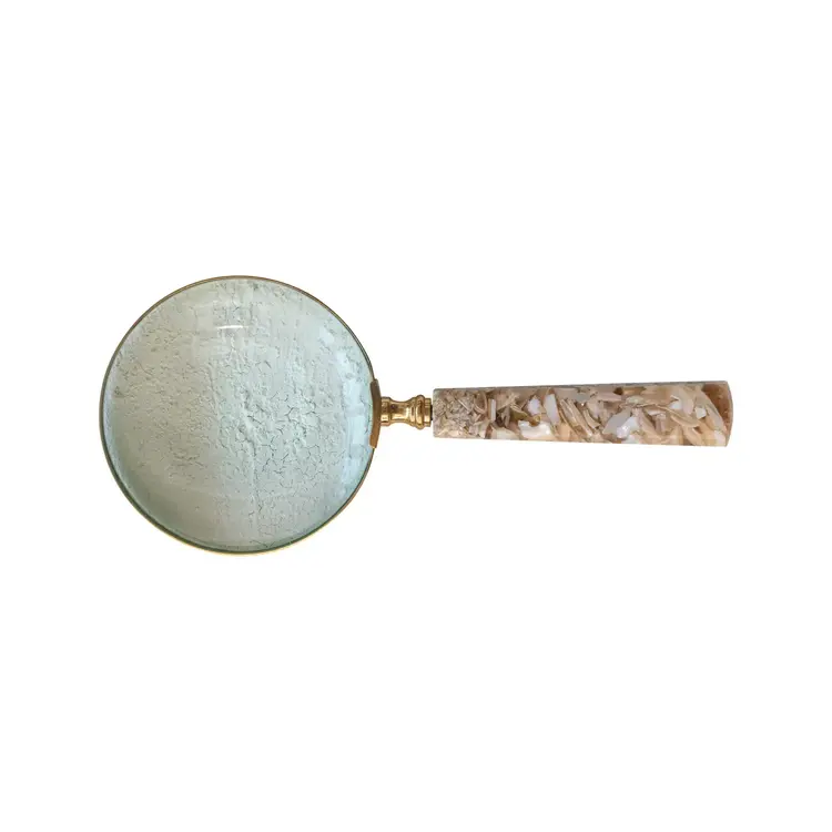 Mother of Pearl & Resin Magnifying Glass