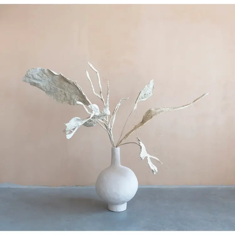 Faux Leaf- Plaster Finish