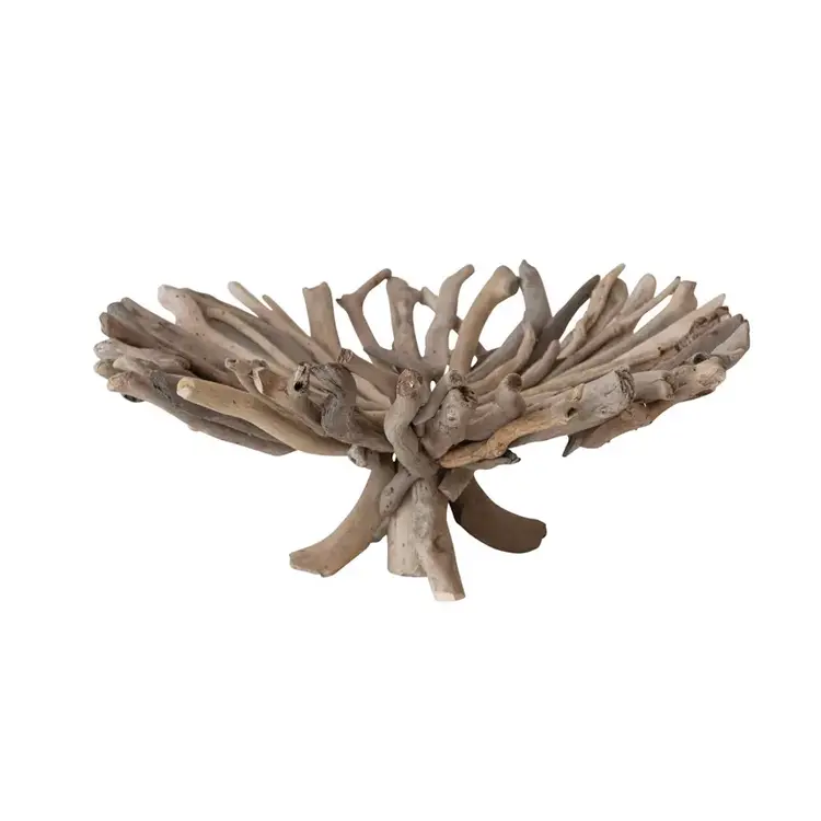 Decorative Handmade Driftwood Footed Tray