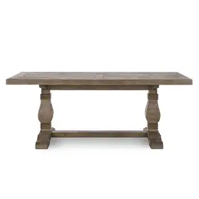 Caleb Solid Wood Rectangular Dining Table