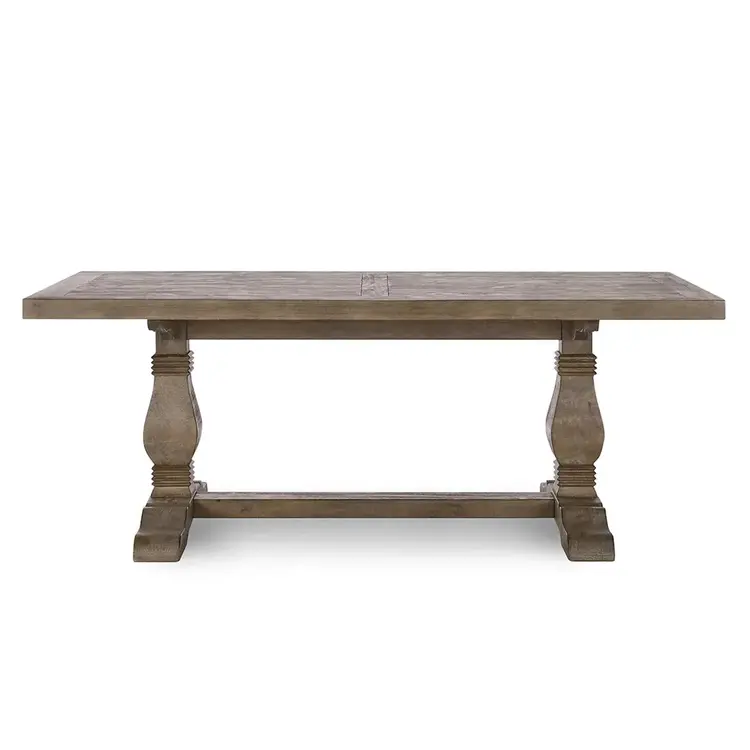 Caleb Solid Wood Rectangular Dining Table