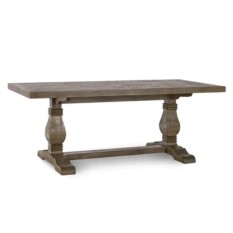 Caleb Solid Wood Rectangular Dining Table