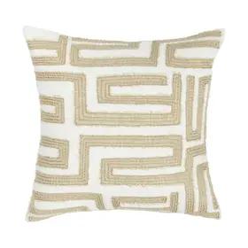 VC Mateo Metallic Gold Pillow, 22" x 22"