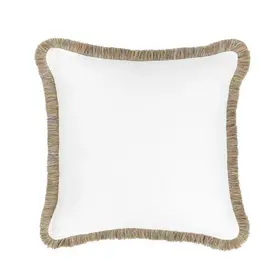 RO Cara Ivory/Natural Pillow, 24" x 24"