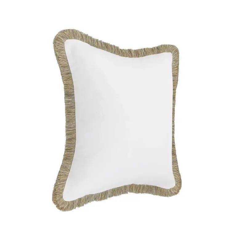 RO Cara Ivory/Natural Pillow, 24" x 24"
