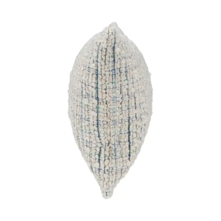 EQ Trona Blue/Ivory Pillow, 14" x 26"