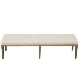 Atelier Home Kirby Bench- Natural Ecru