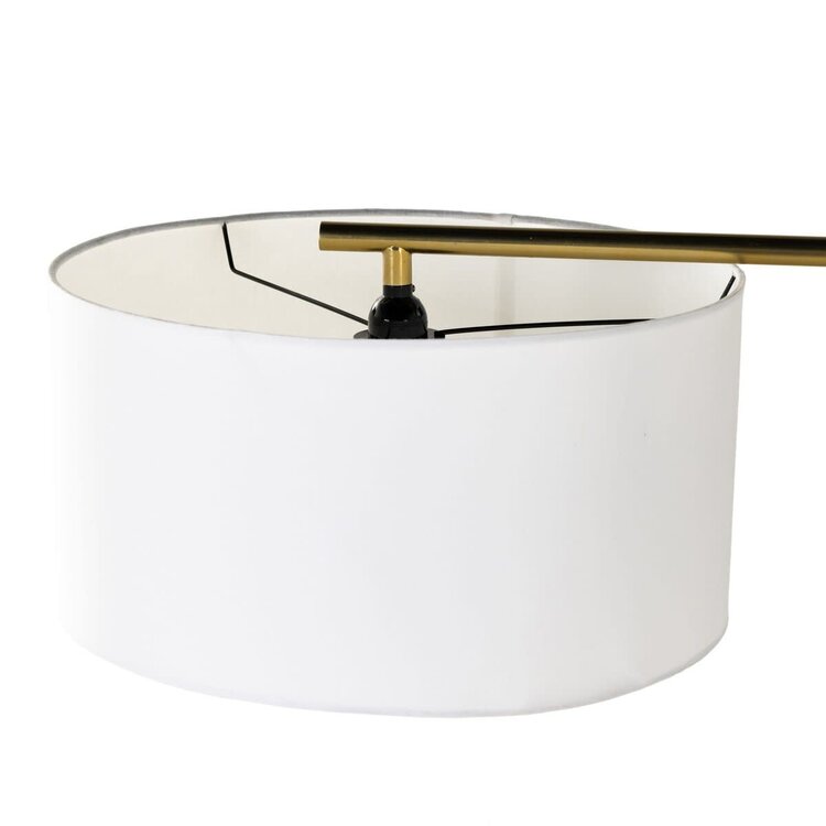 Four Hands Hartford Floor Lamp- White Marble