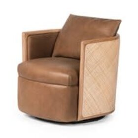 Four Hands Newbury Swivel Chair- Palermo Cognac
