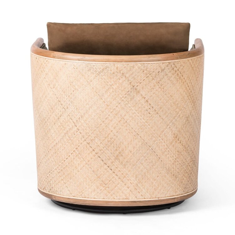 Four Hands Newbury Swivel Chair- Palermo Cognac