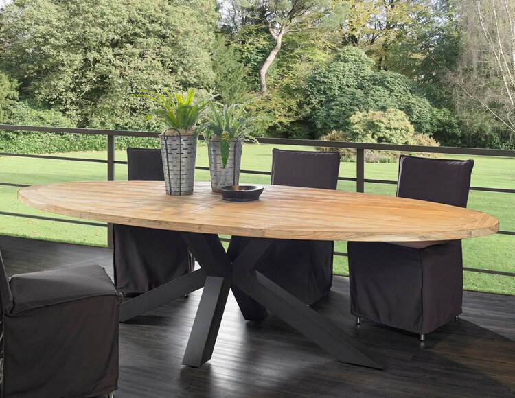 Chiara Outdoor Reclaimed Teak Dining Table