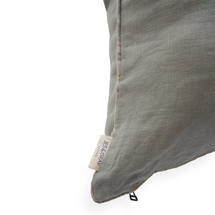 Jes & Gray Joy Pillow Coverlet, 26" Eucalyptus