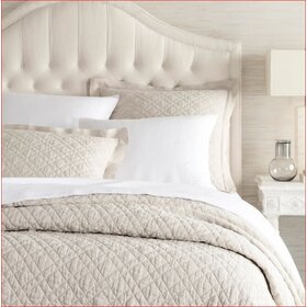 Washed Linen Quilt, Natural King