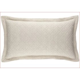 Washed Linen Quilted Sham, Natural King