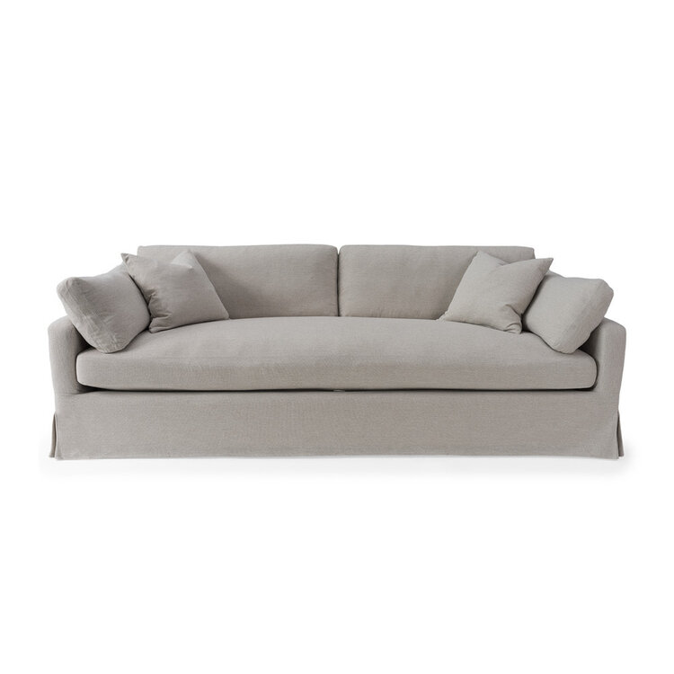 Atelier Home Montrose Sofa, 84" Lifestyle Parchment