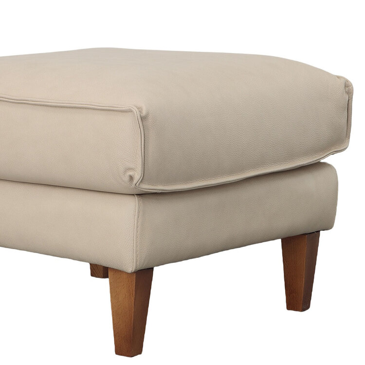 Atelier Home Bruno Ottoman- Caruso Bone