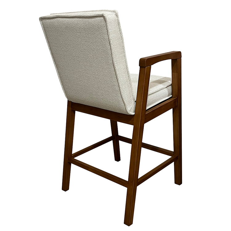 Atelier Home Emeri Counter Stool- Gusto White/Cherry Grey