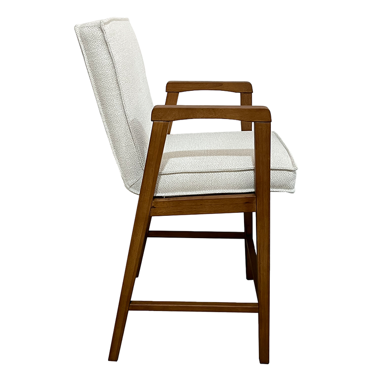 Atelier Home Emeri Counter Stool- Gusto White/Cherry Grey