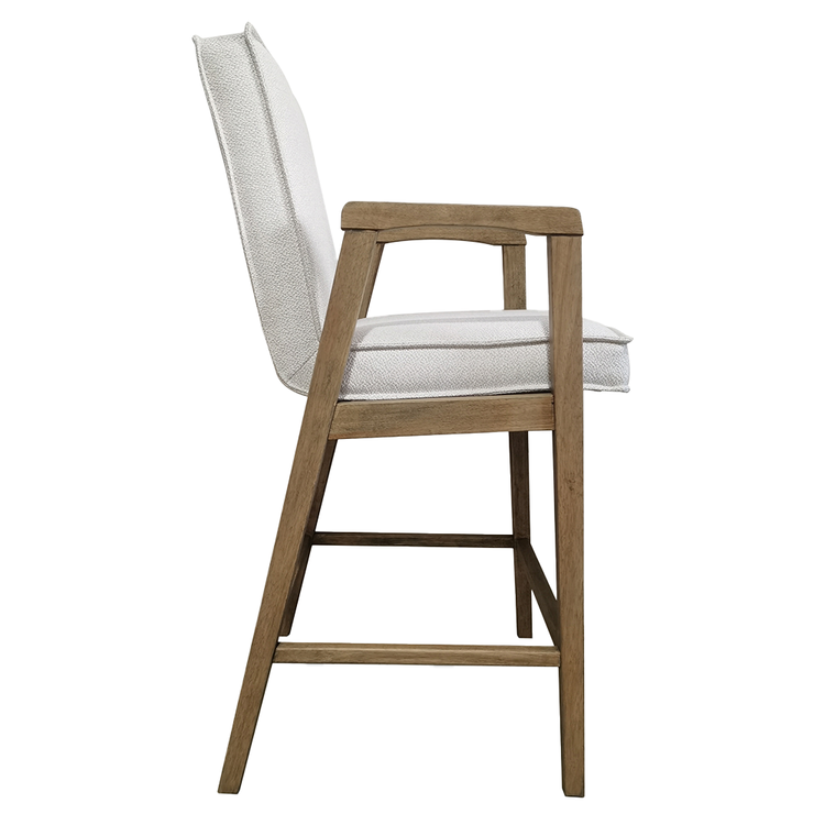 Atelier Home Emeri Counter Stool- Gowan White French Gray