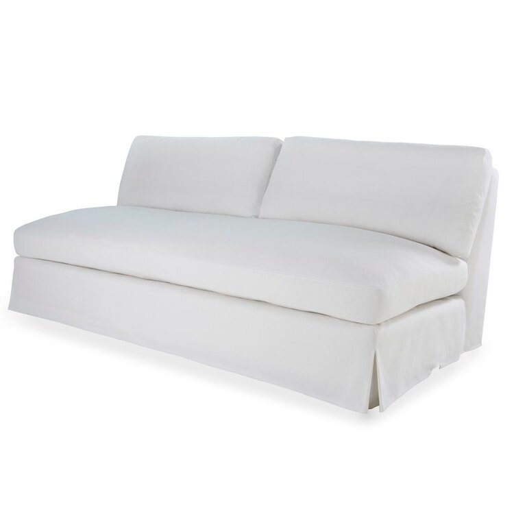 Atelier Home Montrose Armless Sofa- Lifestyle Chalk