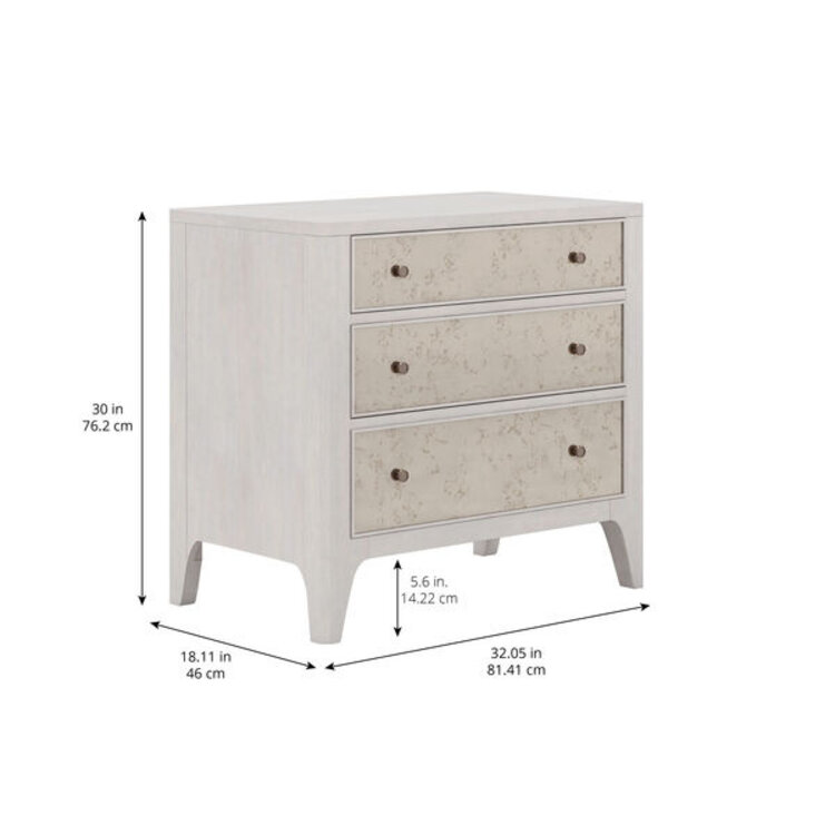 Mezzanine-Mirrored Nightstand