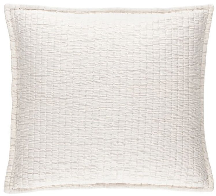Boyfriend Matelasse Sham, White Sham