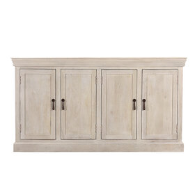 Atelier Home 72" Gardner Sideboard- White Wash Sandblasted
