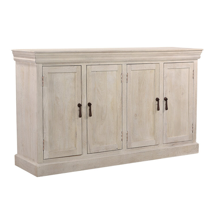 Atelier Home 72" Gardner Sideboard- White Wash Sandblasted