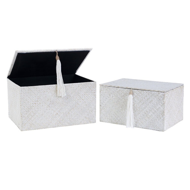 Jes & Gray Blanca Box w/ Tassel-