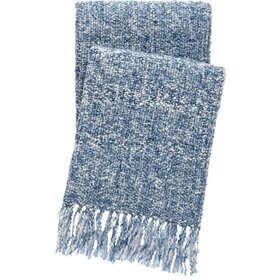 Boucle Navy Throw