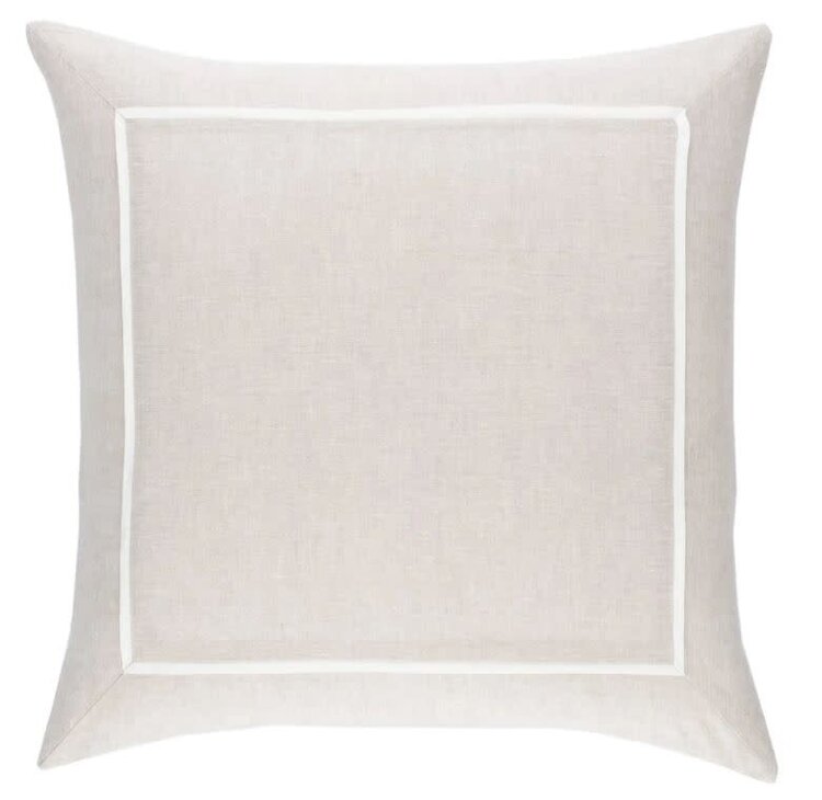 Keaton Linen Sham, Natural Euro
