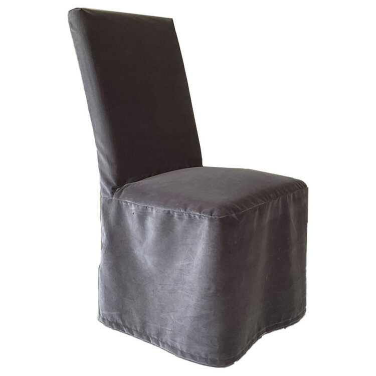 Atelier Home Jasper Side Chair- Vintage Velvet Charcoal