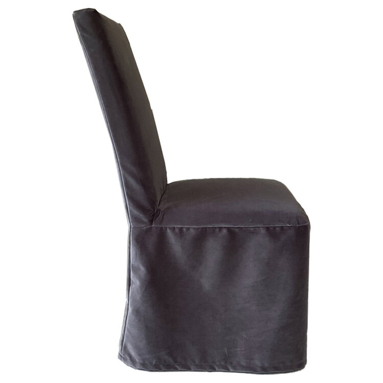 Atelier Home Jasper Side Chair- Vintage Velvet Charcoal