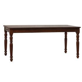 Beyond Borders 70" Edgewood Dining Table- Antique Cashew