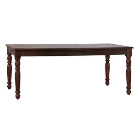 Beyond Borders 78" Edgewood Dining Table- Antique Cashew