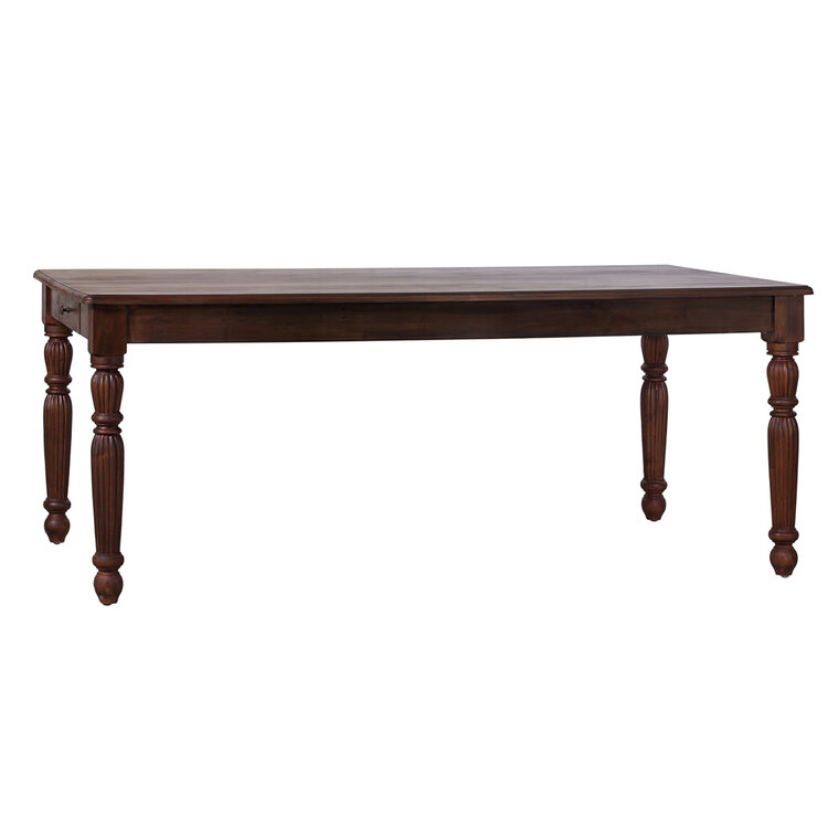 Beyond Borders 78" Edgewood Dining Table- Antique Cashew