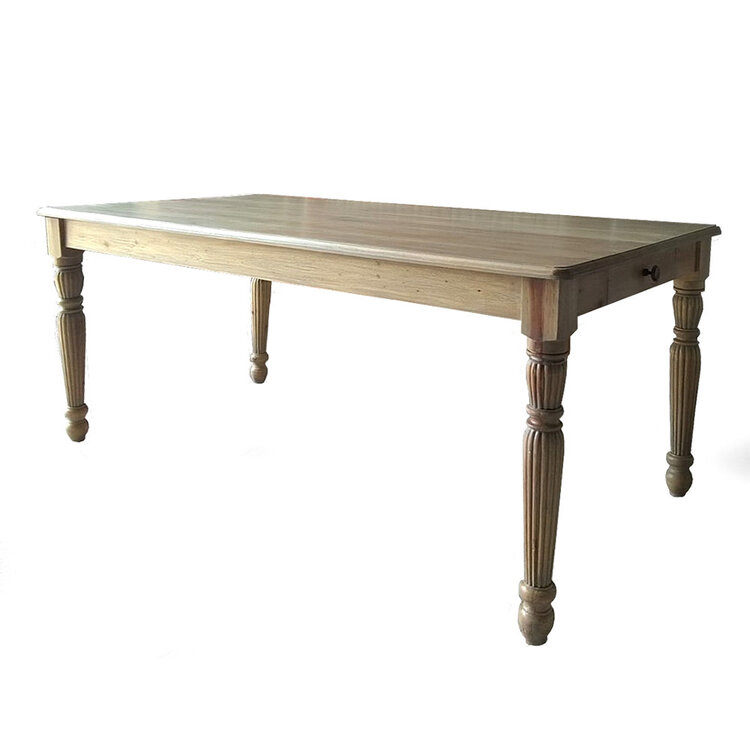 Beyond Borders 70" Edgewood Dining Table- Weathered Gray