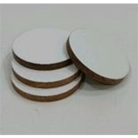 Round Wooden Coasters- set of 4