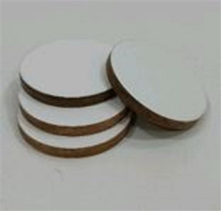 Round Wooden Coasters- set of 4