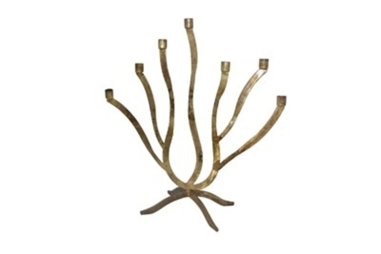 Old Brass Candle Holder