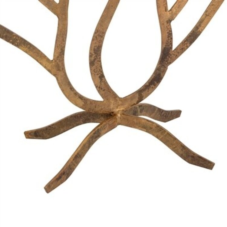 Old Brass Candle Holder