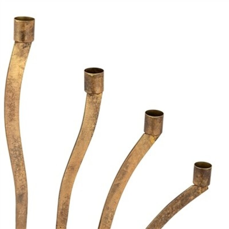 Old Brass Candle Holder