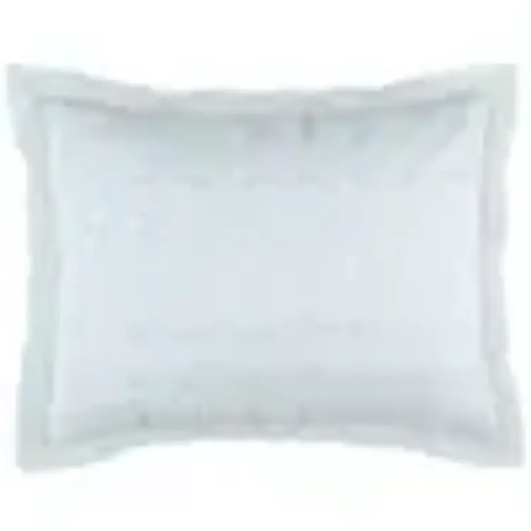 Lush Linen Puff Sham, Sky Standard