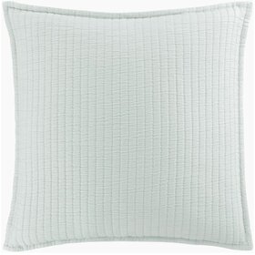 Boyfriend Matelasse Sham, Sky Euro