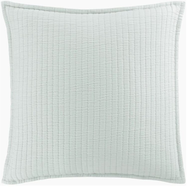 Boyfriend Matelasse Sham, Sky Euro