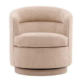 Lauretta Swivel Chair- Beige