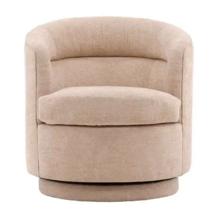 Lauretta Swivel Chair- Beige
