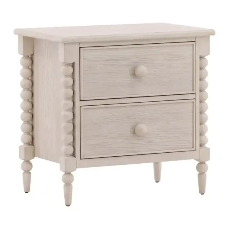 Marcellina Nightstand- White Wash