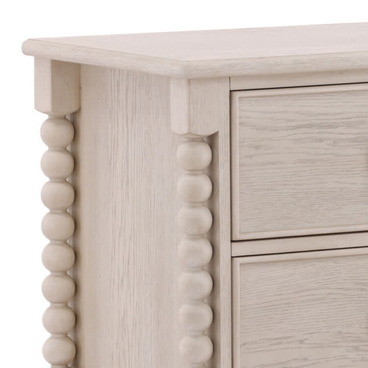 Marcellina Nightstand- White Wash