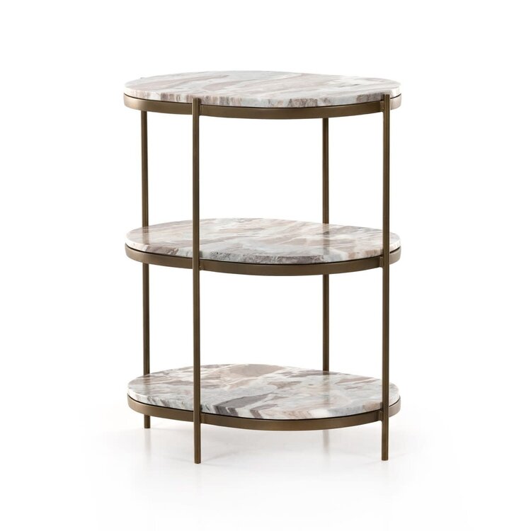 Four Hands Felix Oval Nightstand- Canyon